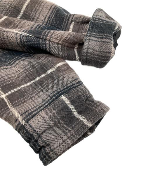 SUPREME（シュプリーム）SUPREME (シュプリーム) 22FW Faux Shearling Lined Flannel Shirt ベージュ サイズ:Mの古着・服飾アイテム