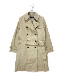 NEWYORKER（ニューヨーカー）の古着「ベンタイルギャバジントレンチコート」｜ベージュ