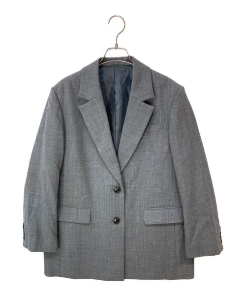 FRAY ID（フレイ アイディー）FRAY ID (フレイ アイディー) シングルビッグジャケット グレーの古着・服飾アイテム