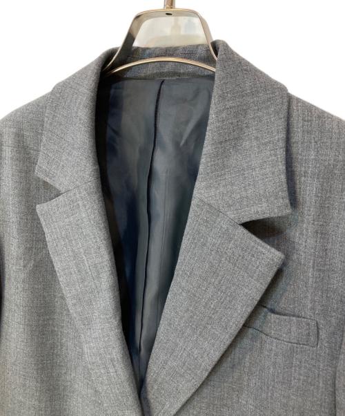 FRAY ID（フレイ アイディー）FRAY ID (フレイ アイディー) シングルビッグジャケット グレーの古着・服飾アイテム