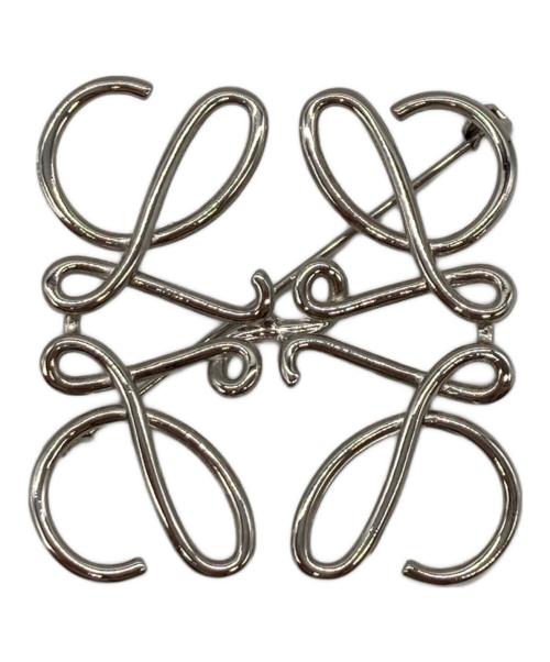 LOEWE（ロエベ）LOEWE (ロエベ) Anagram brooch in metal パラジウム サイズ:-の古着・服飾アイテム