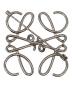 LOEWE (ロエベ) Anagram brooch in metal パラジウム サイズ:-：26000円