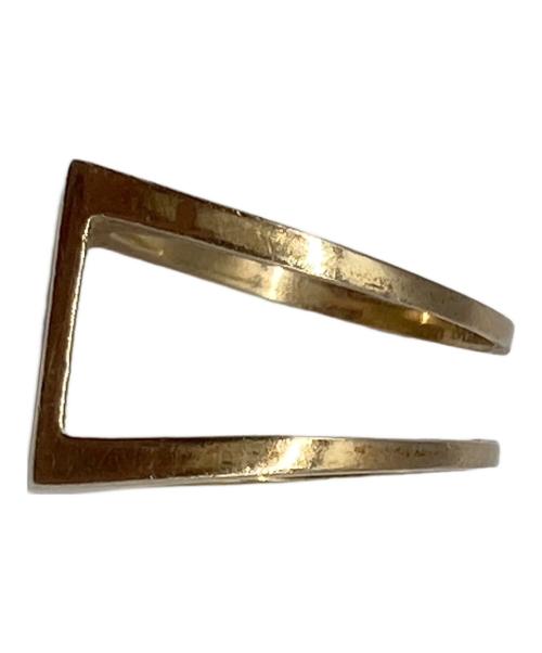 Maison Margiela（メゾンマルジェラ）Maison Margiela (メゾンマルジェラ) 4ステッチシグネットリング ゴールドカラー サイズ:S/12号の古着・服飾アイテム