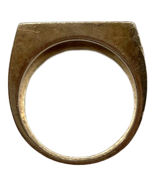 Maison Margiela（メゾンマルジェラ）Maison Margiela (メゾンマルジェラ) 4ステッチシグネットリング ゴールドカラー サイズ:S/12号の古着・服飾アイテム