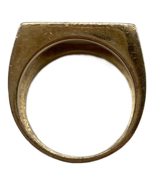 Maison Margiela（メゾンマルジェラ）Maison Margiela (メゾンマルジェラ) 4ステッチシグネットリング ゴールドカラー サイズ:S/12号の古着・服飾アイテム