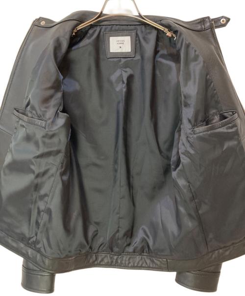 291295=HOMME（ニーキューイチニーキューゴオム）291295=HOMME (ニーキューイチニーキューゴオム) シングルライダースジャケット ブラック サイズ:2の古着・服飾アイテム