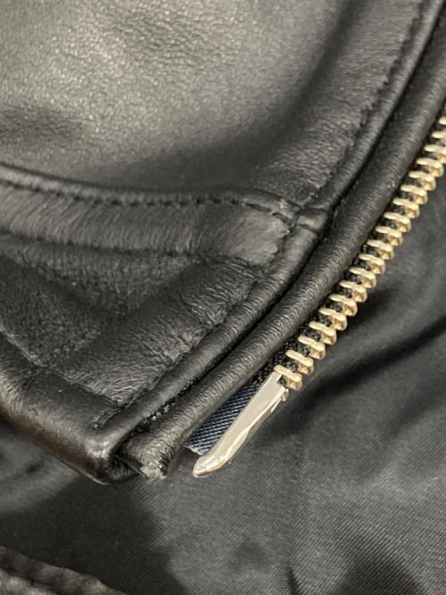 291295=HOMME（ニーキューイチニーキューゴオム）291295=HOMME (ニーキューイチニーキューゴオム) シングルライダースジャケット ブラック サイズ:2の古着・服飾アイテム