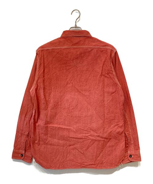 SUGAR CANE（シュガーケーン）SUGAR CANE (シュガーケーン) JEAN CODE WORK SHIRT レッド サイズ:Lの古着・服飾アイテム