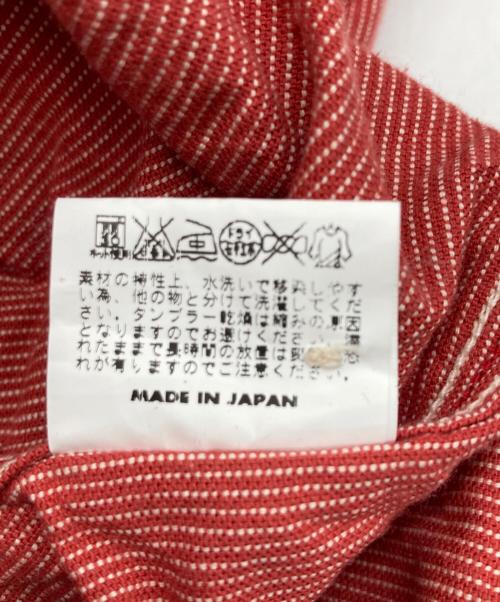 SUGAR CANE（シュガーケーン）SUGAR CANE (シュガーケーン) JEAN CODE WORK SHIRT レッド サイズ:Lの古着・服飾アイテム