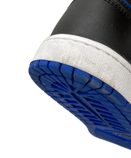 NIKE（ナイキ）NIKE (ナイキ) AIR JORDAN 1 MID ミッドカットスニーカー BLACK/ROYAL BLUE-WHITE サイズ:US10.5の古着・服飾アイテム