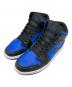 NIKE（ナイキ）の古着「AIR JORDAN 1 MID ミッドカットスニーカー」｜BLACK/ROYAL BLUE-WHI