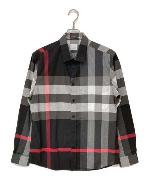 BURBERRY（バーバリー）BURBERRY (バーバリー) charcoal ip check SOMERTON シャツ CHARCOAL サイズ:Lの古着・服飾アイテム