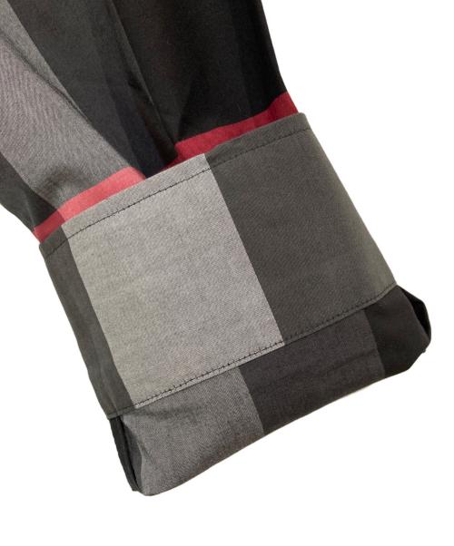 BURBERRY（バーバリー）BURBERRY (バーバリー) charcoal ip check SOMERTON シャツ CHARCOAL サイズ:Lの古着・服飾アイテム