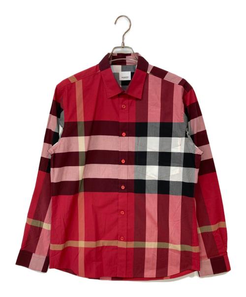 BURBERRY（バーバリー）BURBERRY (バーバリー) Parade Red Check Print Shirt レッド サイズ:Lの古着・服飾アイテム