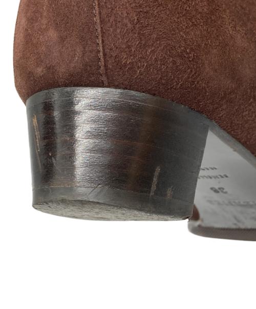 HERMES（エルメス）HERMES (エルメス) コンスタンス スウェードロングブーツ ブラウン サイズ:36の古着・服飾アイテム