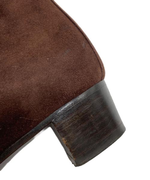 HERMES（エルメス）HERMES (エルメス) コンスタンス スウェードロングブーツ ブラウン サイズ:36の古着・服飾アイテム