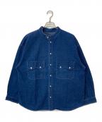 TENDERLOINテンダーロイン）の古着「DENIM SHT SNAP BUTTON WASH」｜インディゴ
