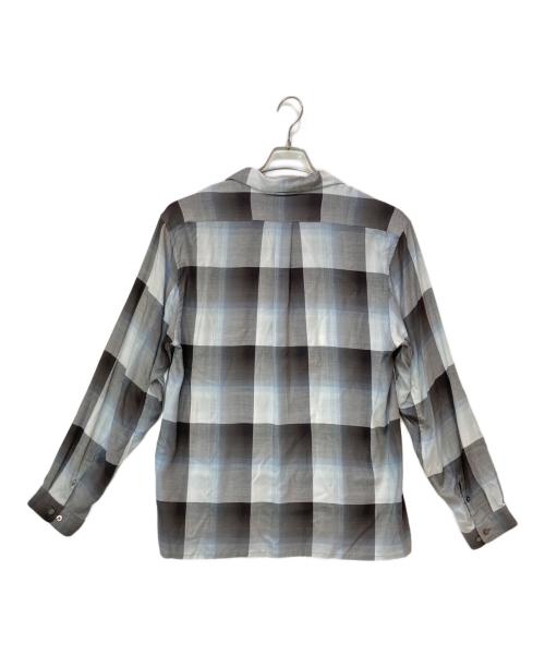 SUGARHILL（シュガーヒル）SUGARHILL (シュガーヒル) OMBRE OPEN-COLLAR SHIRT グレー サイズ:2の古着・服飾アイテム