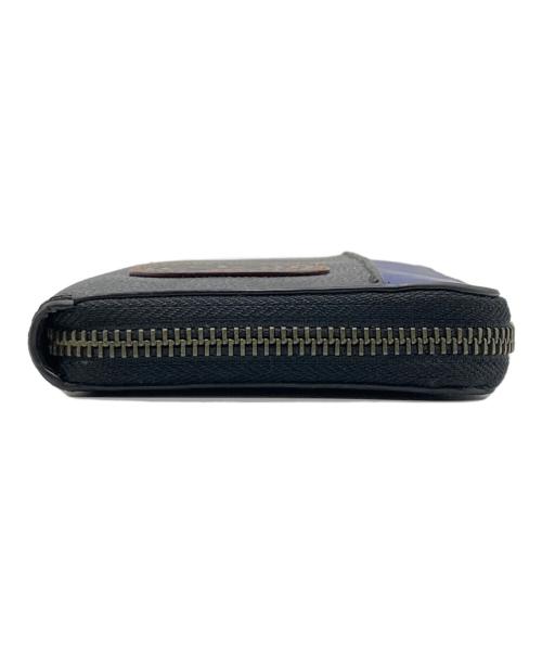 COACH（コーチ）COACH (コーチ) ペイサーコレクション シグネチャー レザー ラウンドファスナー 長財布 ブラックの古着・服飾アイテム