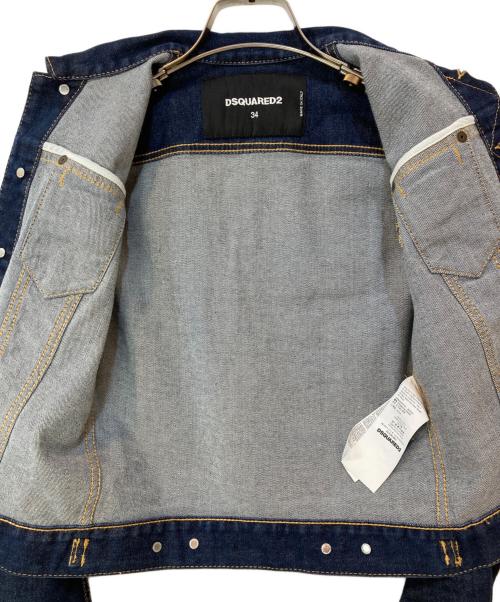 DSQUARED2（ディースクエアード）DSQUARED2 (ディースクエアード) デニムジャケット インディゴ サイズ:34の古着・服飾アイテム