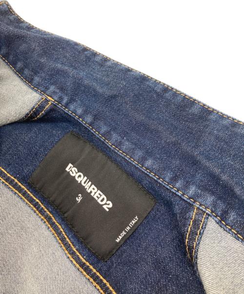 DSQUARED2（ディースクエアード）DSQUARED2 (ディースクエアード) デニムジャケット インディゴ サイズ:34の古着・服飾アイテム