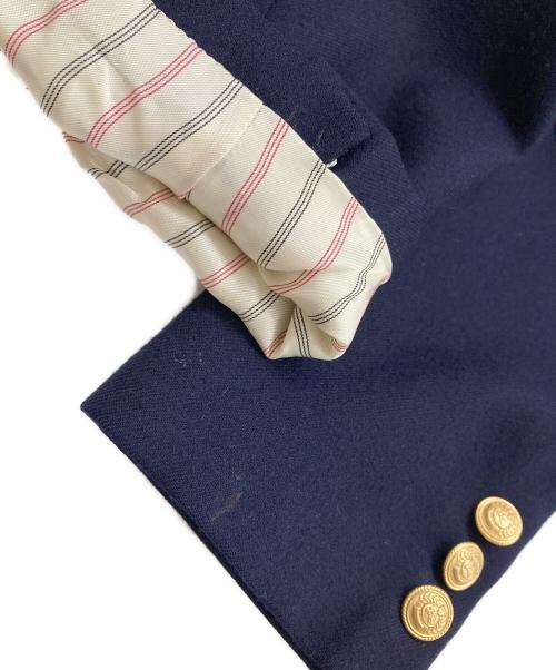 Burberry's（バーバリー）Burberry's (バーバリーズ) ウール金ボタンブレザー ネイビー サイズ:7の古着・服飾アイテム