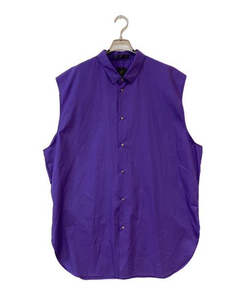 ato（アトウ）ato (アトウ) DOLMAN SLEEVE BIG SILHOUETTE SHIRT パープル サイズ:48の古着・服飾アイテム