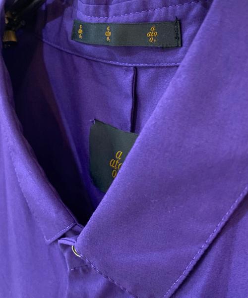 ato（アトウ）ato (アトウ) DOLMAN SLEEVE BIG SILHOUETTE SHIRT パープル サイズ:48の古着・服飾アイテム