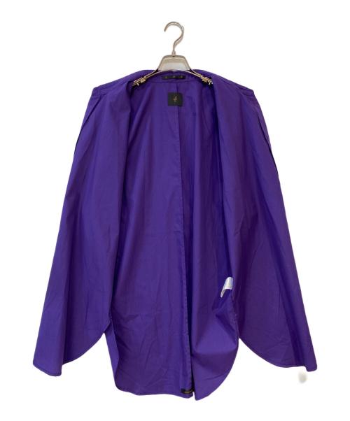 ato（アトウ）ato (アトウ) DOLMAN SLEEVE BIG SILHOUETTE SHIRT パープル サイズ:48の古着・服飾アイテム