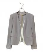 BEIGEベイジ）の古着「CINDYダブルカラージャケット」｜グレー