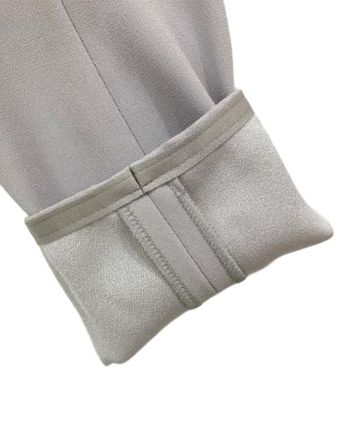 BEIGE（ベイジ）BEIGE (ベイジ) CINDYダブルカラージャケット グレー サイズ:6の古着・服飾アイテム