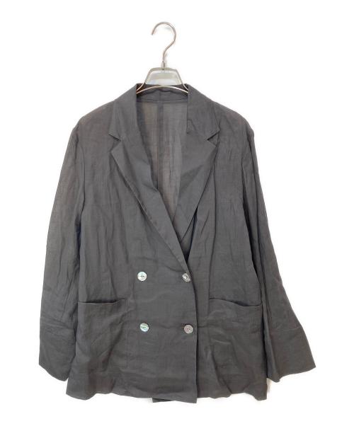 SHIPS（シップス）SHIPS (シップス) ラミー 4 シアー ジャケット ブラック サイズ:38の古着・服飾アイテム