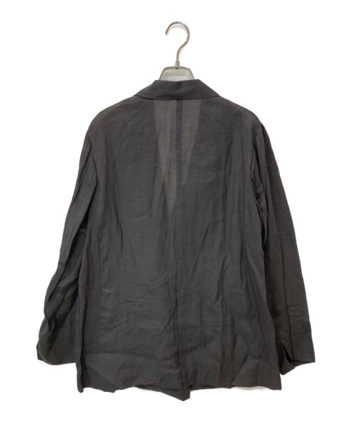 SHIPS（シップス）SHIPS (シップス) ラミー 4 シアー ジャケット ブラック サイズ:38の古着・服飾アイテム