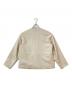nano・universe (ナノ・ユニバース) デイリーファンクション ノーカラー ジャケット ベージュ サイズ:M：3000円