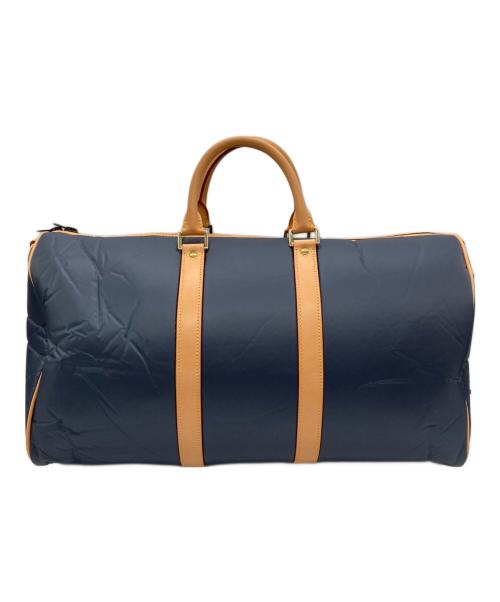 HUNTING WORLD（ハンティングワールド）HUNTING WORLD (ハンティングワールド) バチュークロス ボストンバッグ ネイビー サイズ:-の古着・服飾アイテム