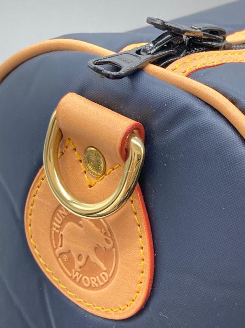 HUNTING WORLD（ハンティングワールド）HUNTING WORLD (ハンティングワールド) バチュークロス ボストンバッグ ネイビー サイズ:-の古着・服飾アイテム