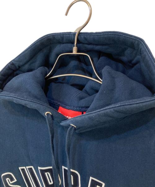 SUPREME（シュプリーム）SUPREME (シュプリーム) 16FW Color Blocked Arc Logo Hooded Sweatshirt ネイビー サイズ:Sの古着・服飾アイテム