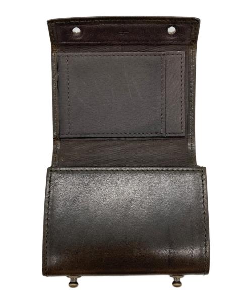 M+（エムピウ）M+ (エムピウ) millefoglieⅡ P25 BUSCHETO BU.bosco コンパクトウォレット BU.bosco×choco サイズ:-の古着・服飾アイテム