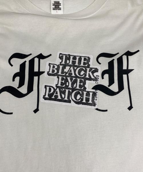 THE BLACK EYE PATCH（ブラックアイパッチ）THE BLACK EYE PATCH (ブラックアイパッチ) Fake Ass Flowers (フェイク アス フラワーズ) FBF LOGO TEE ホワイト サイズ:Ｌの古着・服飾アイテム