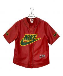 NIKE×SUPREME（ナイキ×シュプリーム）の古着「19FW Leather Baseball Jersey」｜レッド