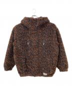 WACKO MARIAワコマリア）の古着「LEOPARD BOA PARKA ジャケット」｜ブラウン