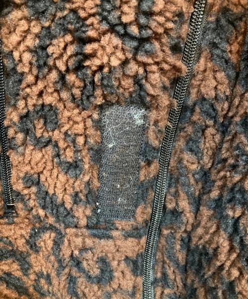 WACKO MARIA（ワコマリア）WACKO MARIA (ワコマリア) LEOPARD BOA PARKA ジャケット ブラウン サイズ:Mの古着・服飾アイテム