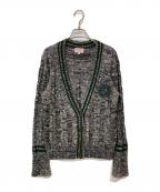 Vivienne Westwood RED LABELヴィヴィアンウエストウッドレッドレーベル）の古着「リネンモヘアカーディガン」｜グレー