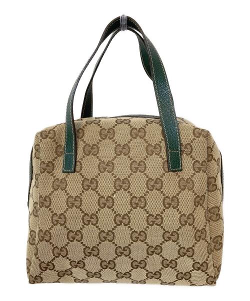 GUCCI（グッチ）GUCCI (グッチ) GGキャンバス ハンドバッグ ベージュ サイズ:-の古着・服飾アイテム