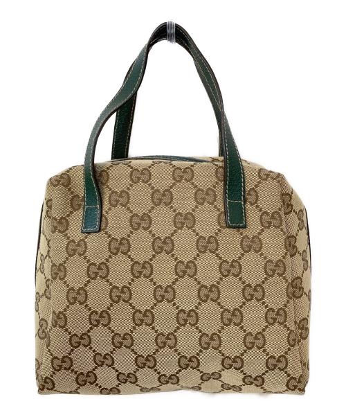 GUCCI（グッチ）GUCCI (グッチ) GGキャンバス ハンドバッグ ベージュ サイズ:-の古着・服飾アイテム