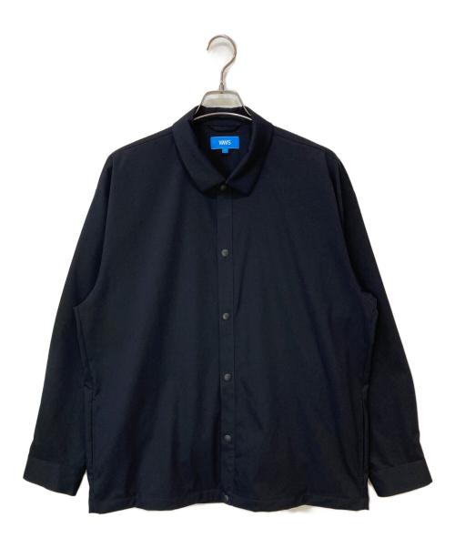 WWS（ダブリューダブリューエス）WWS (ダブリューダブリューエス) シャツブルゾン ブラック サイズ:3Lの古着・服飾アイテム