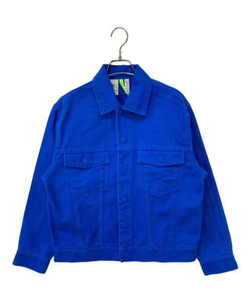 adidas（アディダス）adidas (アディダス) 3Sジャケット ブルー サイズ:XSの古着・服飾アイテム