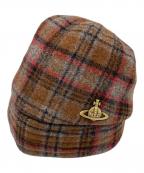 Vivienne Westwoodヴィヴィアンウエストウッド）の古着「ウールクロシェハット」｜ブラウン