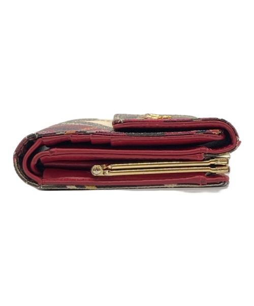 Vivienne Westwood（ヴィヴィアンウエストウッド）Vivienne Westwood (ヴィヴィアンウエストウッド) チェック柄 3つ折り財布 レッド サイズ:-の古着・服飾アイテム