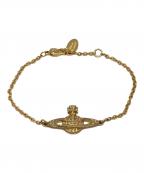 Vivienne Westwoodヴィヴィアンウエストウッド）の古着「ミニバスレリーフブレスレット」｜ゴールドカラー